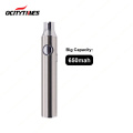 Us Popular 650mAh Battery Capacity Preheat Adjustable voltage 510 Cbd Vape Battery